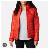 Columbia Snow Country Hooded Termal Omni-Heat™ 3D Titanium Kapüşonlu Kadın Mont - Nar Çiçeği
