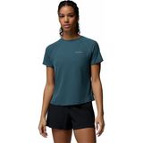 Columbia Stealth Spring Kadın Teknik Kısa Kollu T-Shirt - XS - Mavi