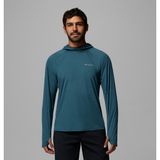 Columbia Stealth Spring Kapüşonlu Erkek Teknik Uzun Kollu T-Shirt - Mavi
