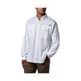 Columbia Tamiami II LS Shirt Erkek Uzun Kollu Gömlek - FM7253 Beyaz
