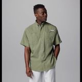 Columbia Tamiami Ii Ss Shirt Erkek Gömlek Haki Renk L Beden Outdoor Giyim İçin Rahat ve Fonksiyonel