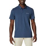 Columbia Tech Trail Erkek Lacivert Outdoor Polo T-Shirt AO2933-465 - Mavi