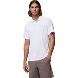Columbia Tech Trail Utility Erkek Beyaz Outdoor Polo Yaka T-Shirt AM1495-100 - XL