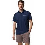 Columbia Tech Trail Utility Erkek Kısa Kollu Polo T-Shirt - Lacivert