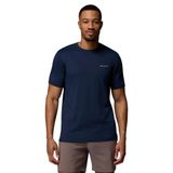 Columbia Tech Trail Utility Erkek Lacivert Outdoor T-Shirt AO1671-465