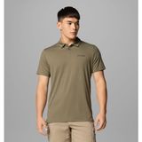 Columbia Tech Trail Utility Erkek Outdoor Polo Yaka T-Shirt AM1495-397 - Yeşil