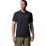 Columbia Tech Trail Utility Erkek Siyah Outdoor Polo Yaka T-Shirt AM1495-010