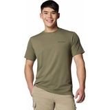 Columbia Tech Trail Utility Erkek Teknik Kısa Kollu T-Shirt - Çağla Yeşili - 2XL