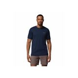 Columbia Tech Trail Utility Erkek Teknik Kısa Kollu T-Shirt, Lacivert, M Beden