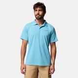 Columbia Utilizer Erkek Kısa Kollu Polo T-Shirt AM0126-431 - XL - Açık Mavi