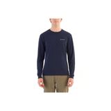 Columbia Uzun Kollu Logo Baskılı T-Shirt, M, 5003074013, Lacivert, Erkek