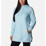 Columbia W Rush Valley Long Hoodie Bayan Kapüşonlu Sweatshirt - Açık Mavi