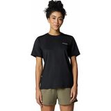 Columbia Wild Springs Kadın Teknik Kısa Kollu T-Shirt - Siyah