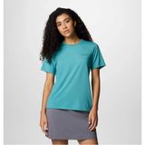 Columbia Wild Springs Kadın Teknik Kısa Kollu T-Shirt - Yeşil