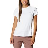 Columbia Zero Ice Cirro-Cool Kadın Teknik Kısa Kollu T-Shirt - Beyaz - XS
