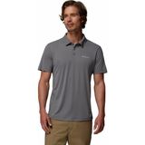 Columbia Zero Rules Light Erkek Kısa Kollu Polo T-Shirt - Koyu Gri Melanj - 2XL