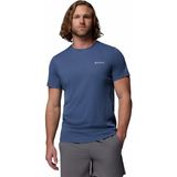 Columbia Zero Rules Light Erkek Teknik Kısa Kollu T-Shirt - 2XL - Mavi