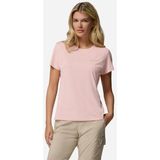 Columbia Zero Rules Light Kadın Teknik Kısa Kollu T-Shirt - Pembe - XS