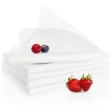 COM-FOUR® 5x tülbent, paso bezi ve hamurlu bez, beyaz klasik ince dokuma kumaslar, tekrar kullanilabilir, yüksek nemde bile yüksek çekme mukavemeti