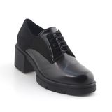 COMART Kadın Sneaker, Vitello RY Nero, 36 Beden, Topuklu Günlük Ayakkabı