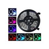 COMBAT Kumandalı Şerit Led 5 Metre Silikonlu Orjinal 3 Çipli Rgb