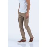 Combat Pantolon TREKKING-534 Erkekler İçin Bej Renkli Su İtici Özellikli Naylon Kumaşla Tasarlandı - 2XL