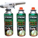 Combat Strong 1300 Derece Pürmüz Çakmak No 920 + 3 Adet Strong Kartuş