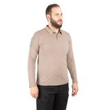 Combat Tactical 802 Pike Polo Yaka Uzun Kollu Taktik Bej Tişört