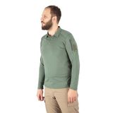 Combat Tactical 802 Pike Polo Yaka Uzun Kollu Taktik Haki Tişört