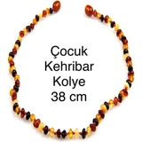 Combin Accessory Baltık Kehribar Bebek / Çocuk Diş Kolyesi Sertifikalı 38 cm