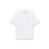 COMBİNE MİCHAİL Erkek %100 Organik Pamuklu Kalın Dokulu Comfort Fit Bisiklet Yakalı Beyaz T-shirt