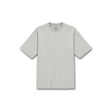 COMBİNE MİCHAİL Erkek %100 Organik Pamuklu Kalın Dokulu Comfort Fit Bisiklet Yakalı Gri T-shirt