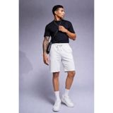 COMBİNE MİCHAİL Erkek Comfort Fit Diz Üstü Beyaz Şort