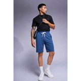 COMBİNE MİCHAİL Erkek Comfort Fit Diz Üstü Mavi Şort