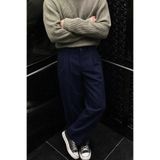 COMBİNE MİCHAİL Erkek Geniş Paça Bol Mavi Baggy Pantolon