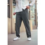 COMBİNE MİCHAİL Erkek Keten Bol Kesim Pantolon HAKİ