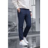 COMBİNE MİCHAİL Erkek Straight Fit Pamuklu Mavi Pantolon