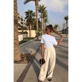 COMBİNE MİCHAİL Kadın Günlük Slim Basic Beyaz Bluz