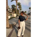 COMBİNE MİCHAİL Kadın Günlük Slim Basic Siyah Bluz