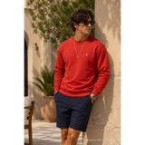 COMBİNE MİCHAİL Örme Uzun Kollu Kırmızı Erkek Sweatshirt