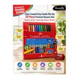 Combo Mix Set 23 Parça | Jumbo Boya Kalemi + Fineliner Keçeli Kalem Seti | Kalemtıraş Hediyeli