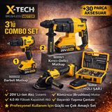 COMBO SET 3 PARÇA (Darbeli Matkap/Kırıcı-Delici Matkap/Avuç Taslama Makinesi) SGS5450