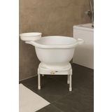 Comeket Plastik Curun Tabure Hamam Tası 3’lü Beyaz