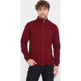 Comeor Erkek Bordo Uzun Kollu Önü Fermuarlı Hırka CMRE8293