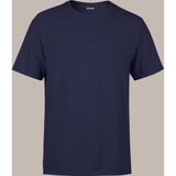 COMEOR Erkek Lacivert Basıc Regular Fit Pamuklu Kısa Kollu Bisiklet Yaka T-shirt