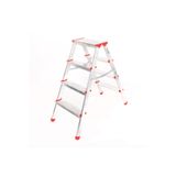 Cömert ALÜMİNYUM ÇİFT ÇIKIŞLI 4 BASAMAKLI MERDİVEN (91 CM) (ACCM.02)