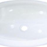 Comet 380x200 mm Polistiren Mini Oval Beyaz Karavan Lavabosu