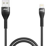 Comet Stream iPhone Hızlı Şarj ve Veri Aktarım Kablosu, USB-A'dan Lightning'e , CB Sertifikalı - Akıllı Çip Teknolojisi, 2.4A | 12W , 1.2m , 10.000+ Bükülme Kapasitesi, 12 Ay Garanti - Dayanıklı ve Esnek