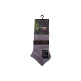 Comfort 6 Çift Dikişsiz Bambu Patik Çorap - 40 - 44 - Gri