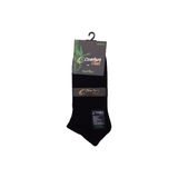 Comfort 6 Çift Dikişsiz Bambu Patik Çorap - 40 - 44 - Siyah